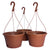 Vgrow Hanging Pot 3Pc - Terracotta