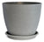 Vgrow Plastic Pot - Light Gray 8in