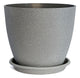 Vgrow Plastic Pot - Light Gray 8in